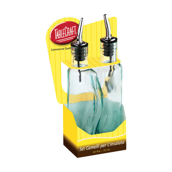 Tablecraft Oil & Vinegar Set Glass H918